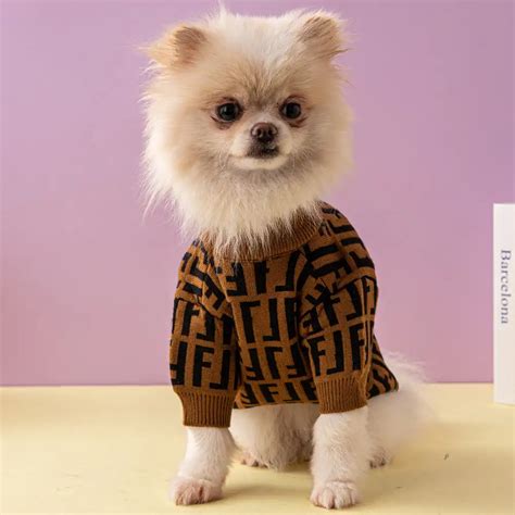 fendi dog sweater|fendi karlito sweater.